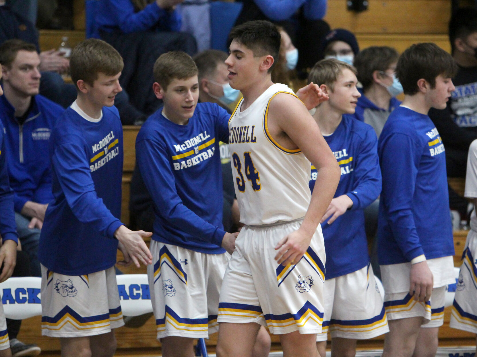 Prairie Farm at McDonell boys basketball 3-1-22